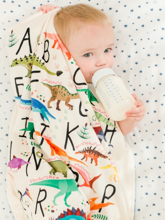 dinosaur personalized blanket