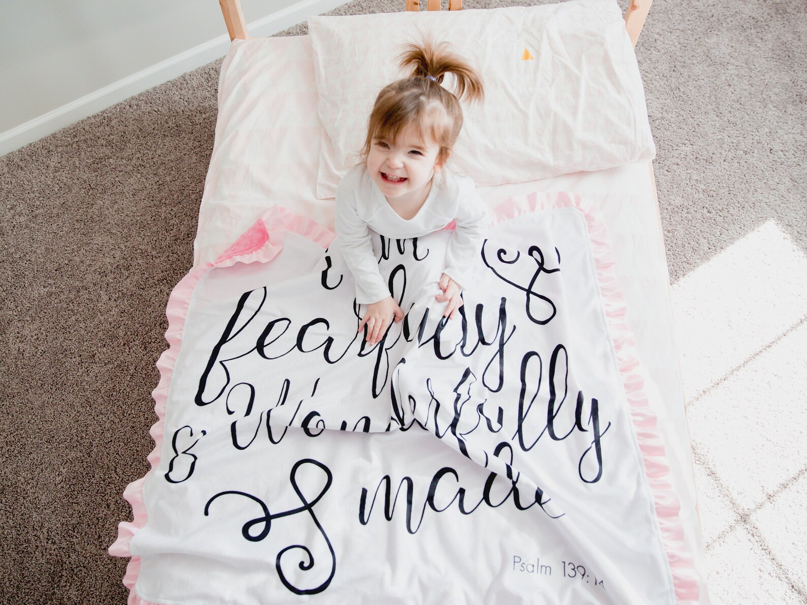 Scripture Baby Blanket Personalized Toddler Minky Blanket Etsy