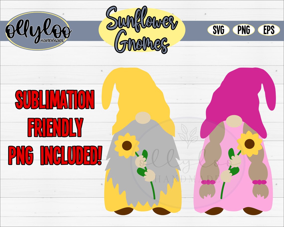 Free Free 330 Sunflower Gnome Svg SVG PNG EPS DXF File
