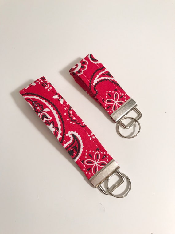 red bandana keychain