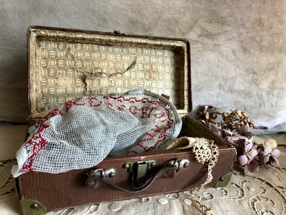 small wooden suitcase