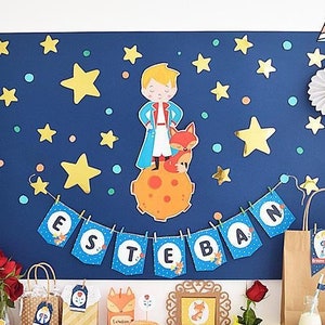 The Little Prince Party Kit Printables. Complete Set The Little Prince Birthday Party. the Little Prince set printable. DIGITAL