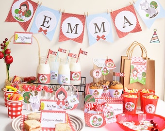 Little Red Riding Hood | Printable Party Collection| Party Printable