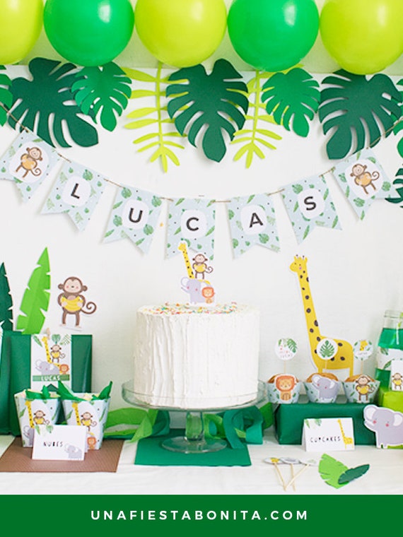 printable kit for jungle birthday parties - jungle animals pack Il_570xn