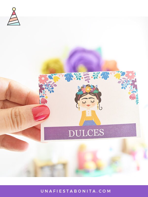 Printable Package for Frida Kahlo Parties, Mexican Birthday Party - Etsy