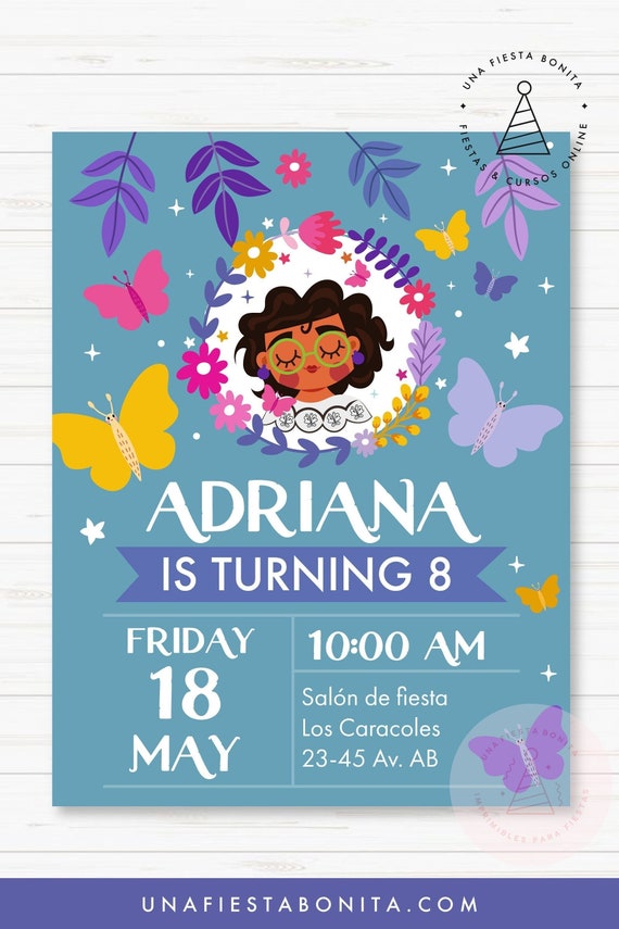 Encanto Birthday Invitation Digital Download | Encanto Birthday Party Supplies Invites Il_570xn