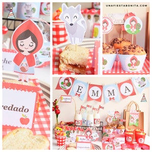Little Red Riding Hood | Printable Party Collection| Party Printable - Etsy