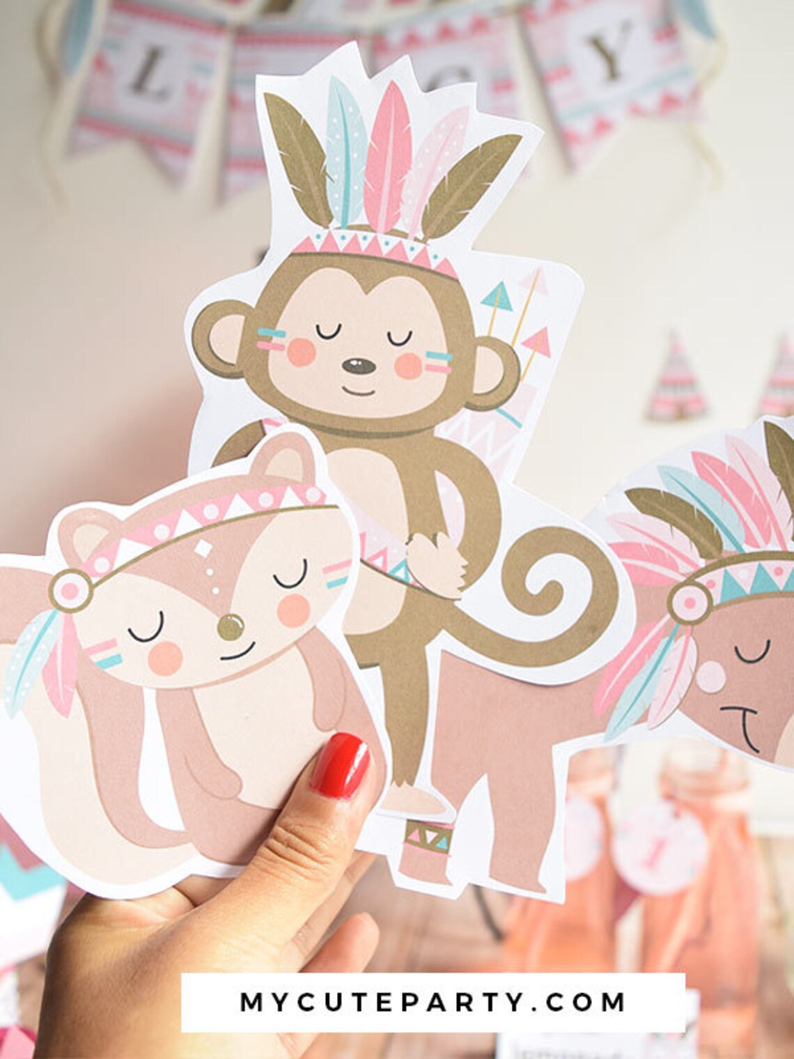 Tribal Birthday Party Package Printable Tribal Printable Party Package ...
