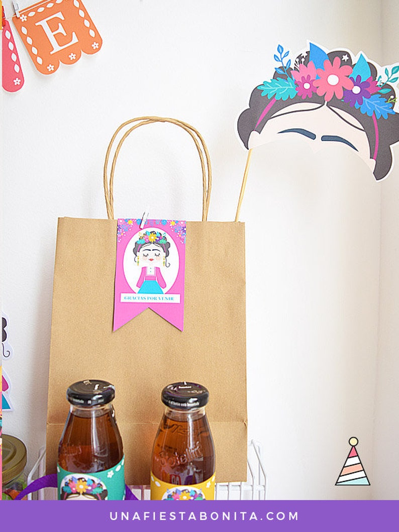 Printable Package for Frida Kahlo Parties, Mexican Birthday Party - Etsy