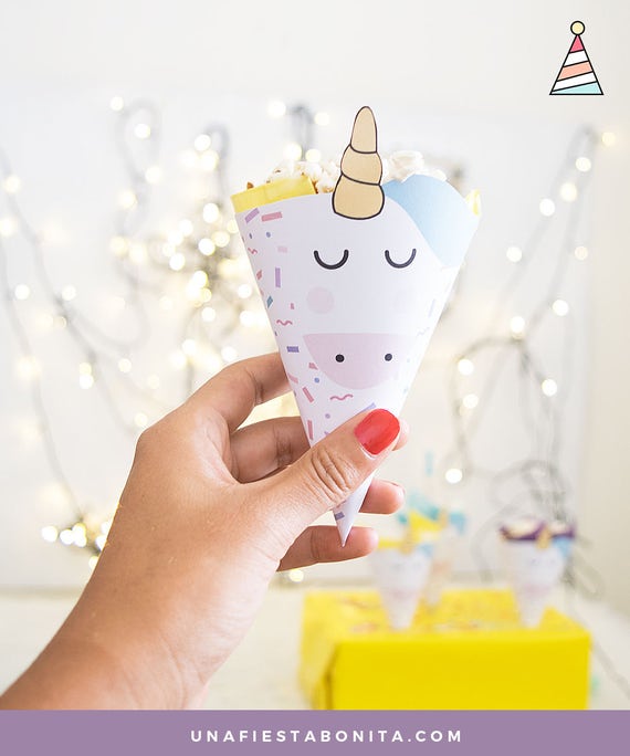 Cone Unicorn popcorn Il_570xn