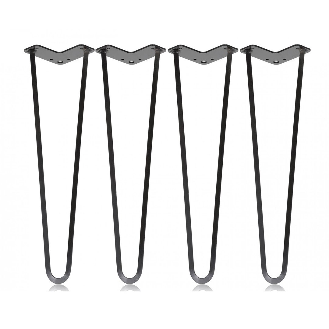 4x Square Bar Hairpin Legs Coffee Table Set 20 Inch / 50cm all Styles