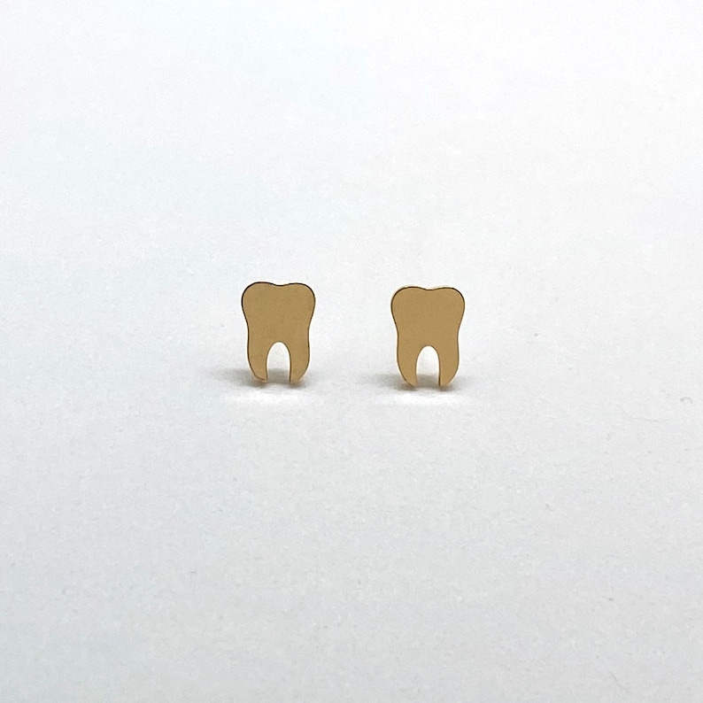 Gold Tooth Earrings image 1
