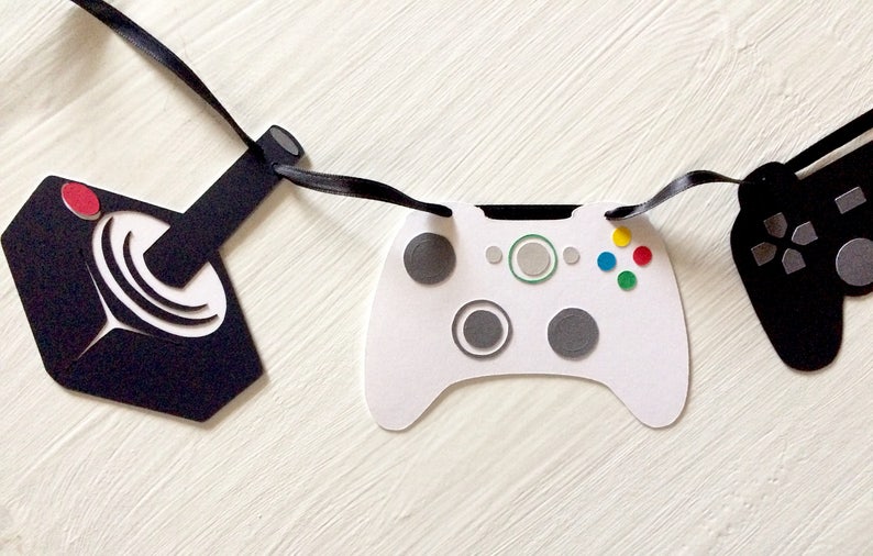 Gamer Party Decor, Game Controller Decor, Gaming Party, Gamer Party, Video Game Party, Gamer Theme Party, Video Game Birthday, Party Decor image 5