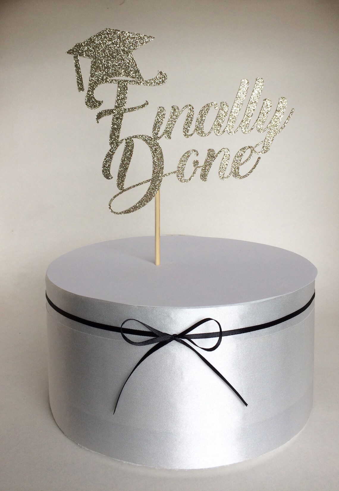 Graduation Cake Topper, Finally Done, Party Decorations, Congrats Grad ...