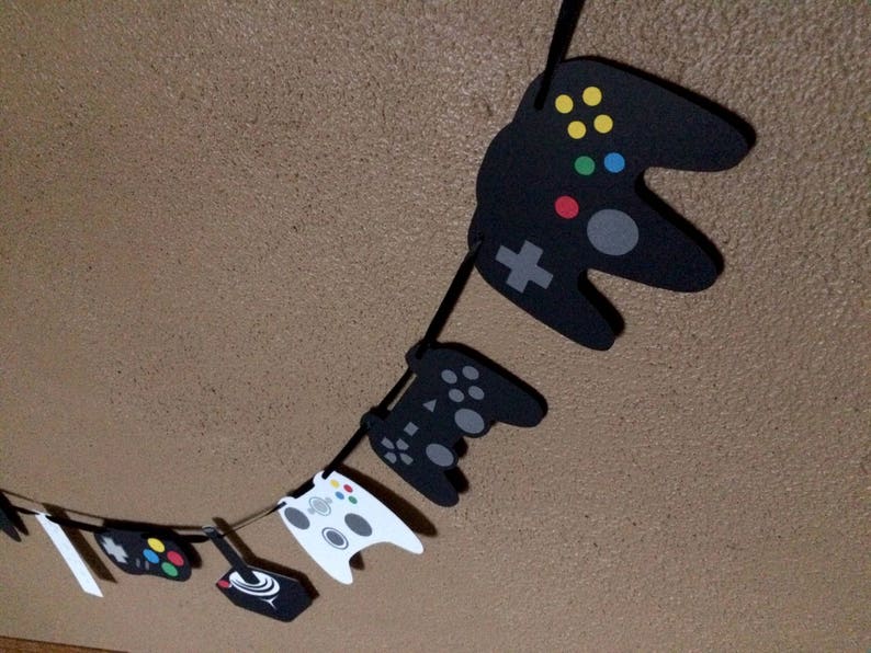 Gamer Party Decor, Game Controller Decor, Gaming Party, Gamer Party, Video Game Party, Gamer Theme Party, Video Game Birthday, Party Decor image 1