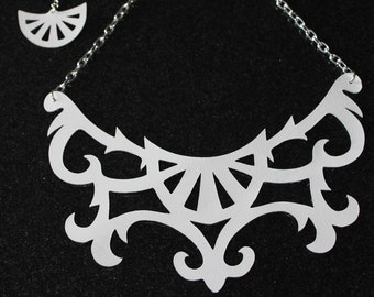 Make Your Own Laser-Cut Necklace and Earring Set (Contains SVG, DXF and Adobe Illustrator files)