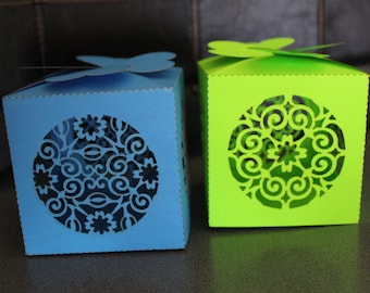 Laser-Cut Cardstock Multipurpose Box (Vector Files for 2 different patterns)