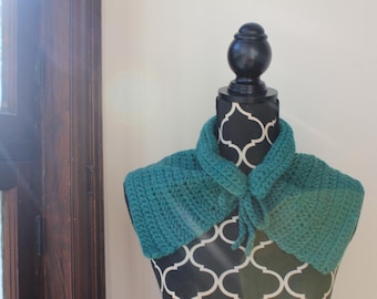 Highland Embrace Crochet Caplet