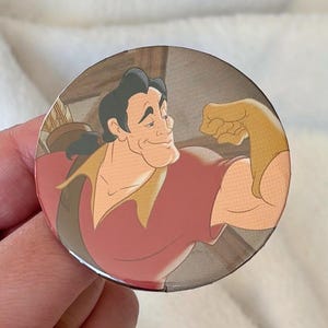 Gaston Upcycled Book Button