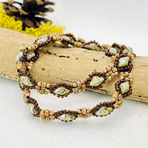 Double Beaded Wrap Bracelet, Beaded Bracelet, Beaded Multi-wrap Bracelet, Czech Beaded Bracelet