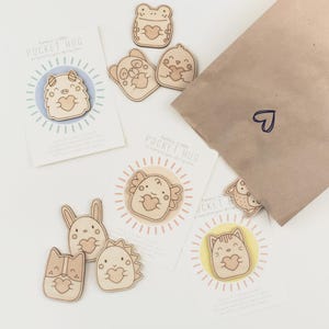 アニマルポケットハグ：バルト海産樺材の「あなたを想うトークン」
