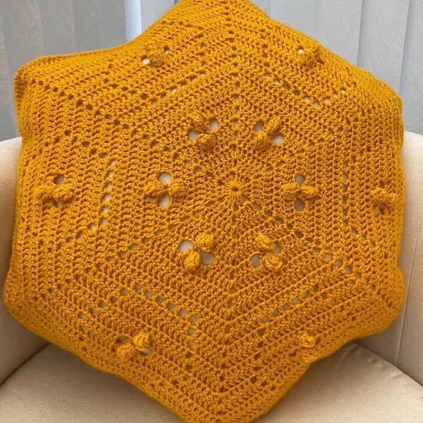 The Beekeeper's Cushion - CROCHET PATTERN ONLY - Digital File