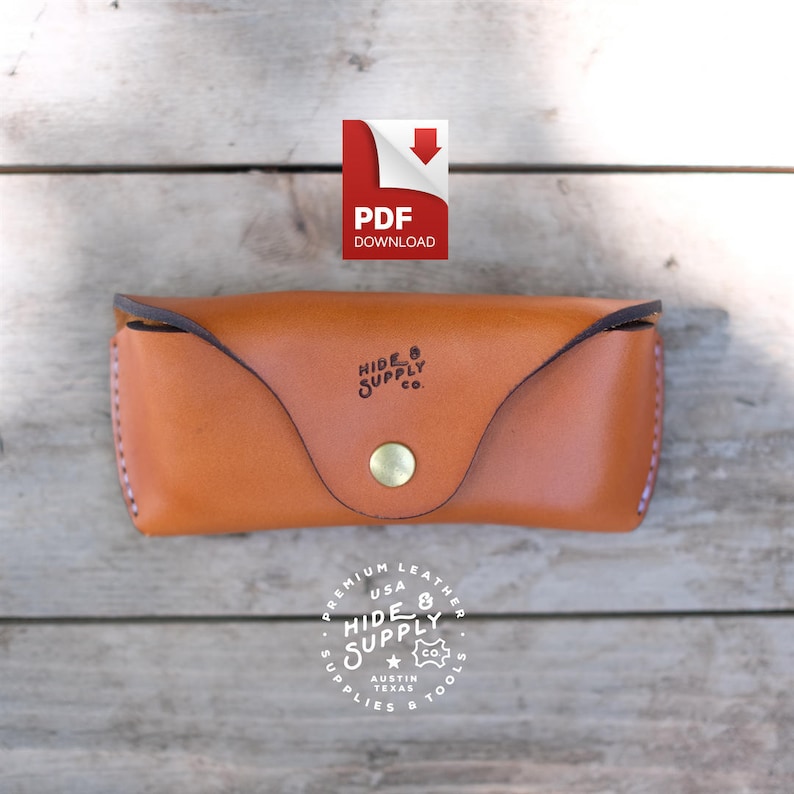 Sunglasses Glasses Case Template Pattern Guide PDF Etsy