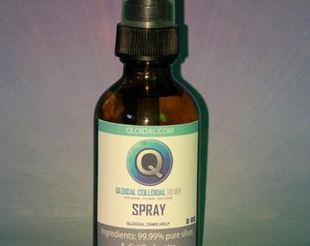 Frequency Infused Colloidal Silver Spray – 2oz | 10 PPM Nano Silver | Aura-Aligned Immune, Skin & Pet Support