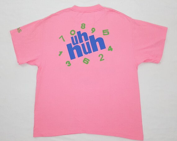 Numérologie surdimensionné hip-hop t mens shirt t-shirt UH HUH courtes manches mens t XL chemise rétro tshirt rose « nous avons obtenu le bébé bon nombre » 406517 Numérologie surdimensionné hip-hop t mens shirt t-shirt UH HUH courtes manches mens t XL chemise rétro tshirt rose « nous avons obtenu le bébé bon nombre » 406517