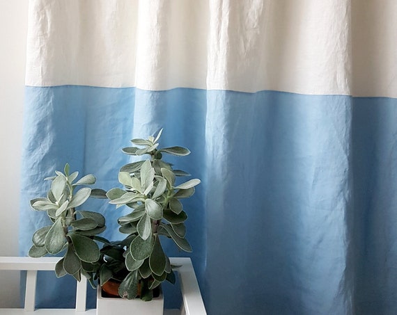 Linen curtains Shabby chic curtains Nursery curtains