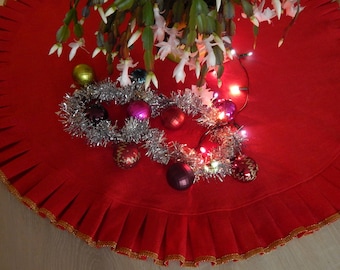 christmas tree skirts etsy