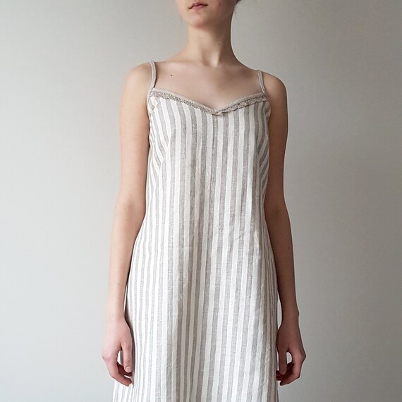 linen night gown