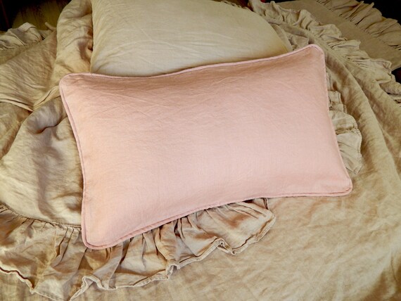 Pillow Case Linen Pillow Sham Lumbar Pillow Body Pillow Etsy