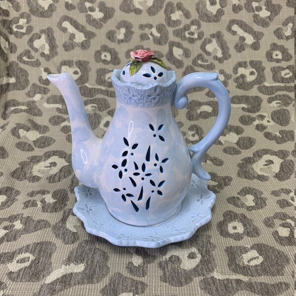 Teapot Candle Holder Etsy