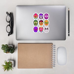 El Luchador Lucha Libre Mask Bubble-free stickers