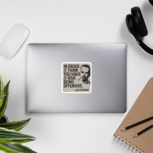 Jordan Peterson Quote Dark Web Art Bubble-free stickers