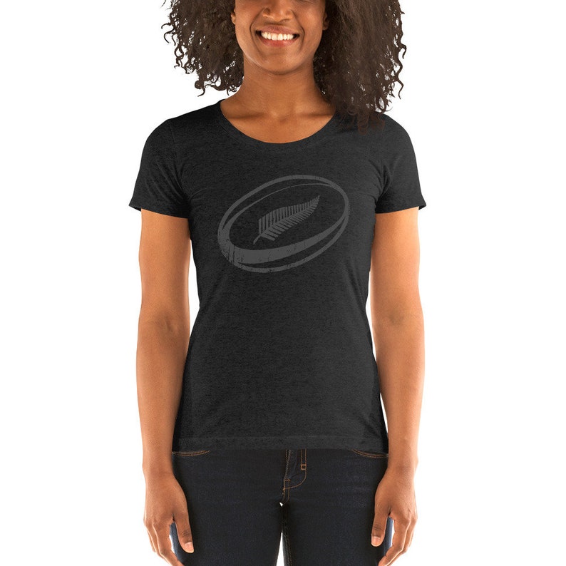 New Zealand All Blacks Rugby Fan Gear Ladies' Short Sleeve Tshirt Etsy