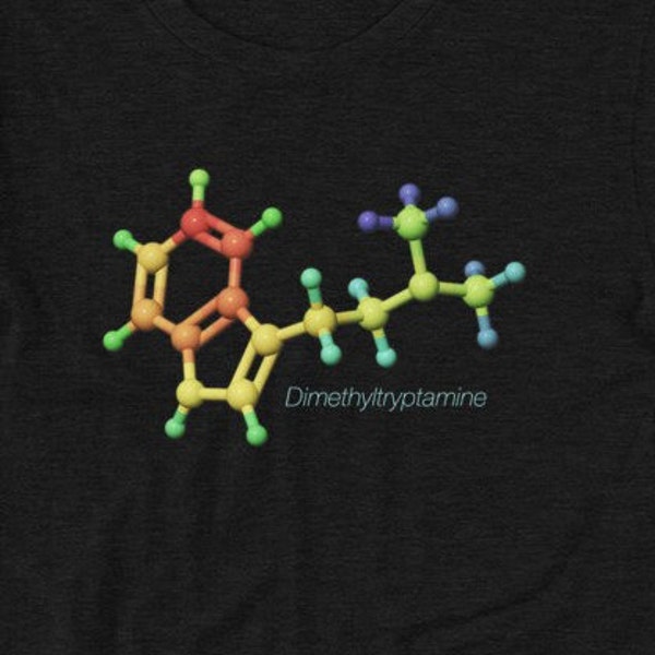 DMT Terence Mckenna Hallucinogenic Spirit Molecule Short-Sleeve Unisex T-Shirt