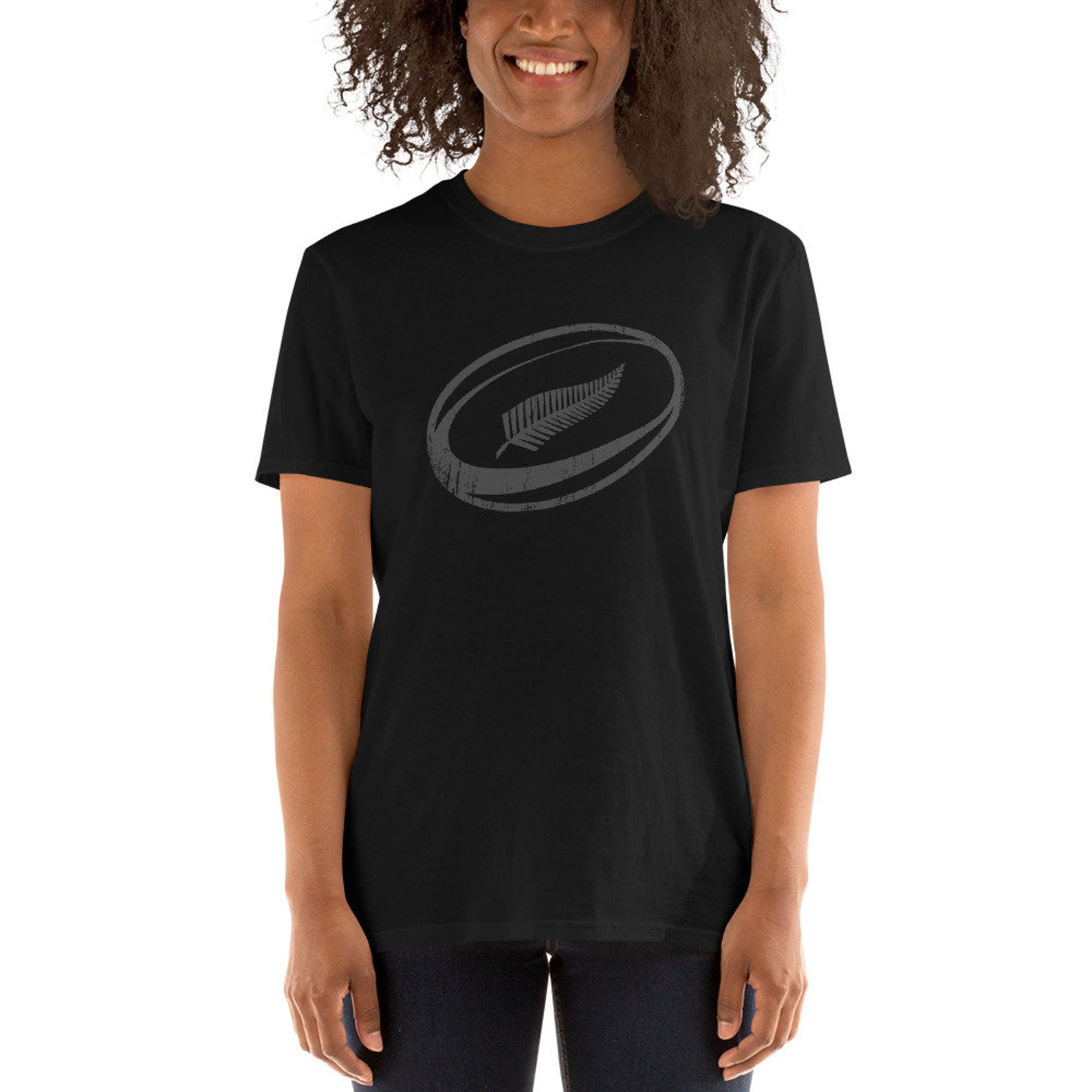 New Zealand All Blacks Rugby Fan Gear Shortsleeve Unisex Etsy