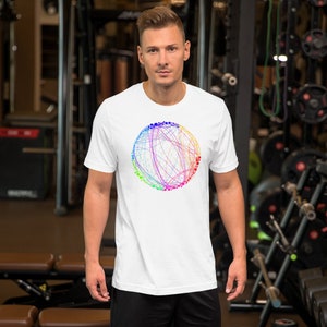 Psilocybin Wissenschaft Gehirn Karte Psychedelische Pilz Shrooms Kurzärmeliges Unisex T-Shirt