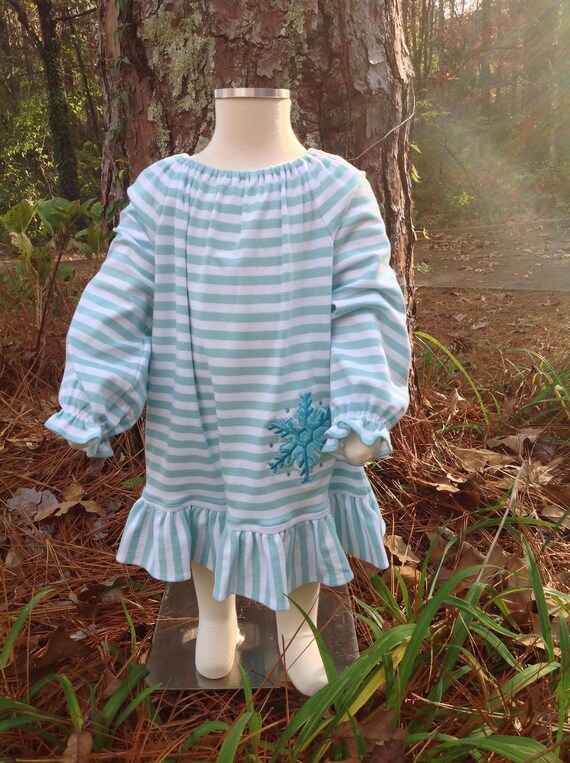 white snowflake dress