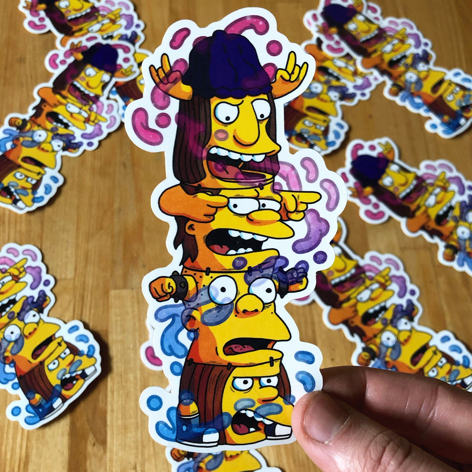 Cartoon Stickers Etsy