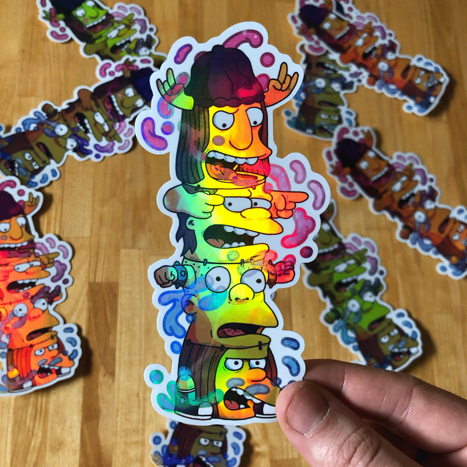 Cartoon Stickers Etsy