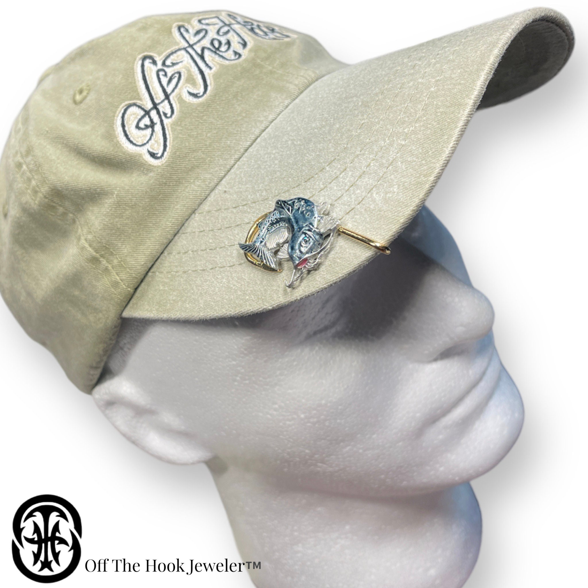 Catfish Hookit© Fishing Hat Pin Hat Clip Fishing Fishing Hat Hook Gift for  Fisherman -  New Zealand
