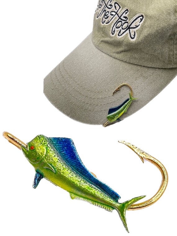 Mahi-mahi Hookit© Hat Clip Fishing Hat 