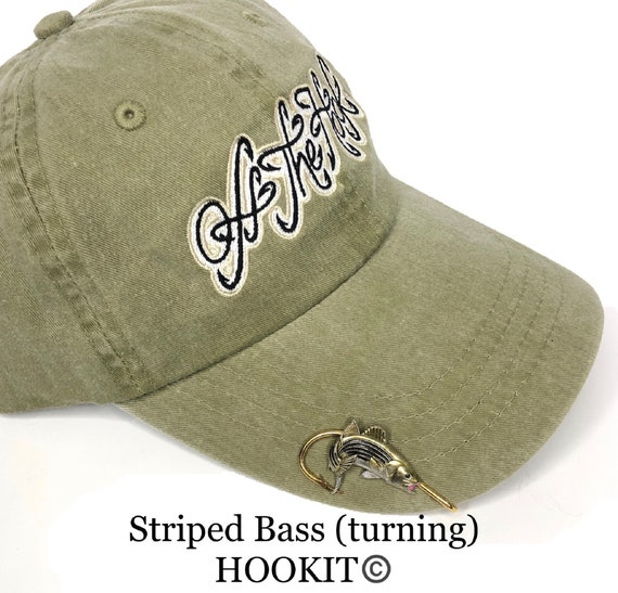 Striped Bass Fish Hookit© rockfish Hat 