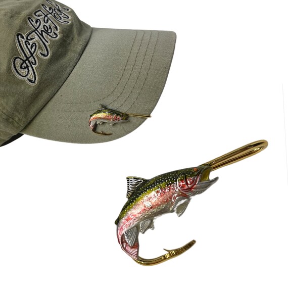 Rainbow Trout Fish HOOKIT© Fishing Hat 