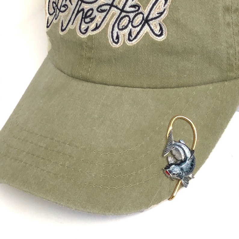 Catfish Hookit© Fishing Hat Pin Hat Clip Fishing Fishing Etsy