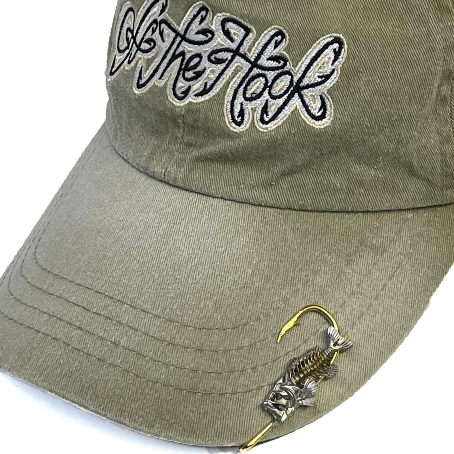 Bass Bone Fish Hookit© Fishing Hat Hook Brim Clip Clip Etsy