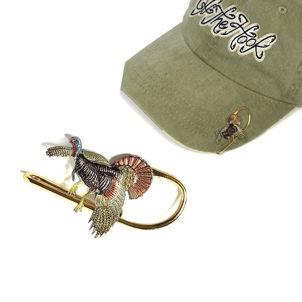 Turkey HOOKIT© Hat Hook - Hat Clip - Brim Clip - Money Clip -The most entertaining hunting there is.